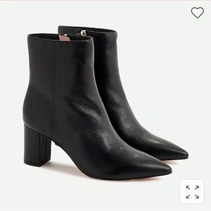 New J.Crew Pointed-Toe Sadie Black Boots 7
